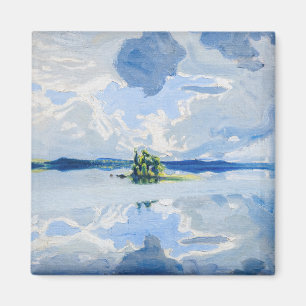 Aimant Akseli Gallen-Kallela - Clouds above a Lake