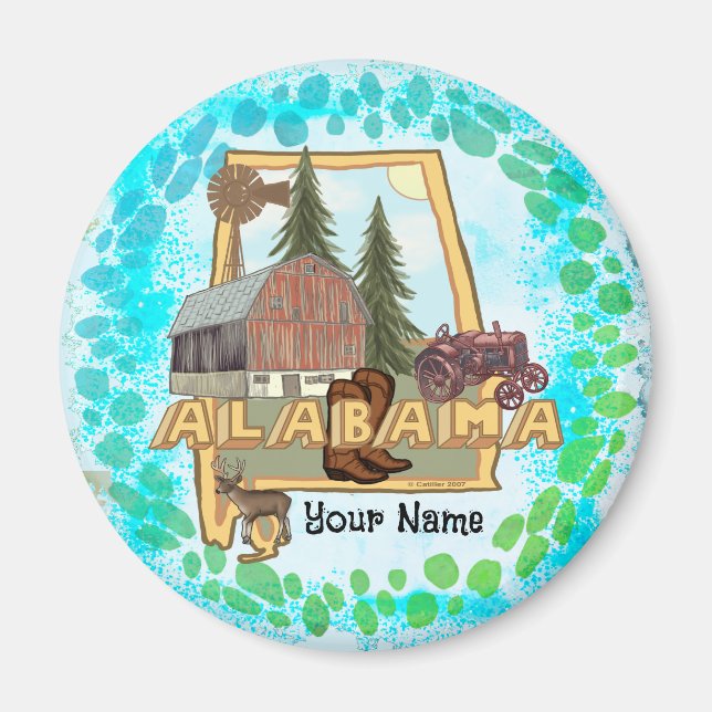 Aimant Alabama (Devant)