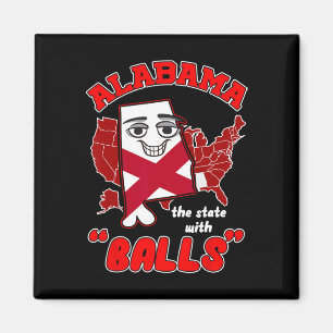 Aimant Alabama L'Etat Avec Funky Bama Football