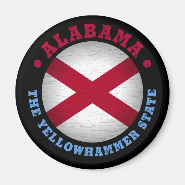AIMANT ALABAMA STATE FLAG (Devant)