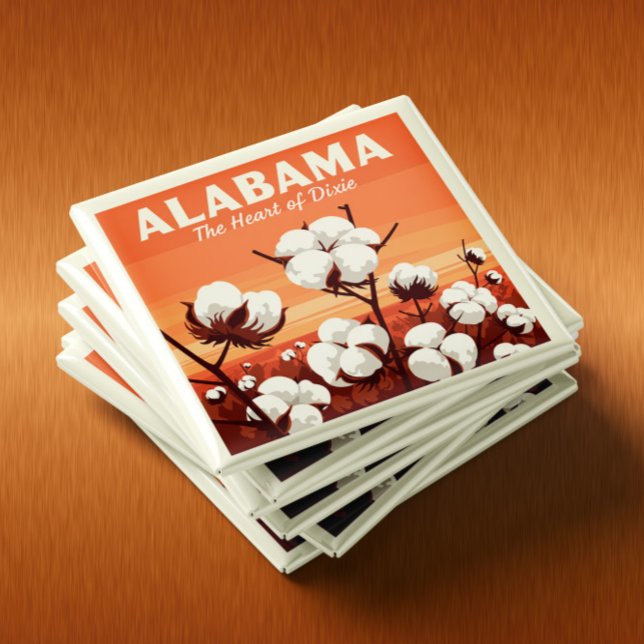 Aimant Alabama vintage (Créateur téléchargé)