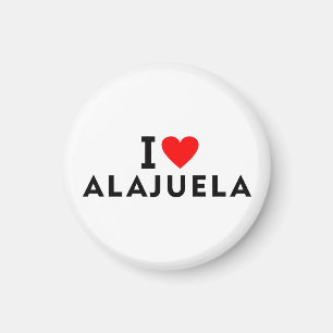 Aimant Alajuela Costa Rica ville d'amour cœur comme voyag