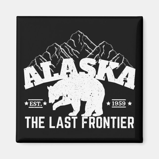 Aimant Alaska L'ours polaire Dernière frontière (Devant)