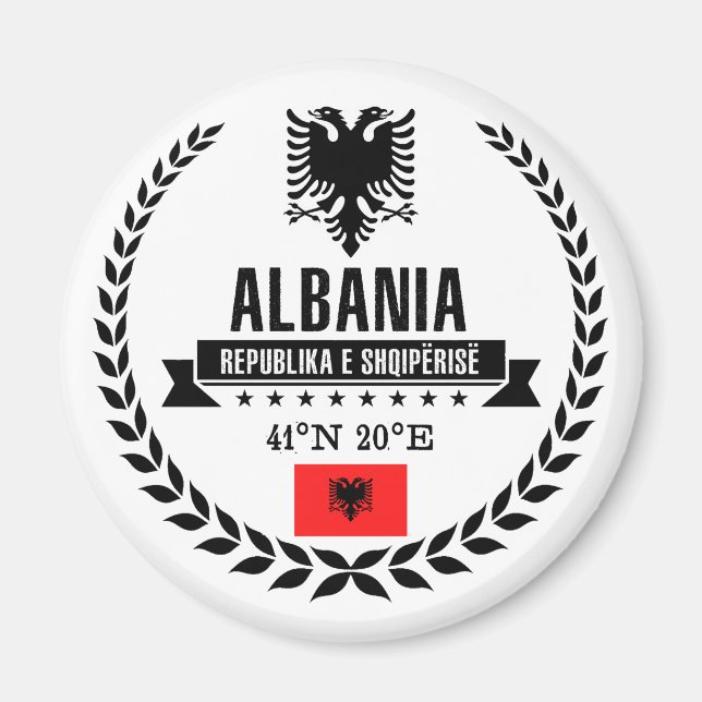 Aimant Albania (Devant)