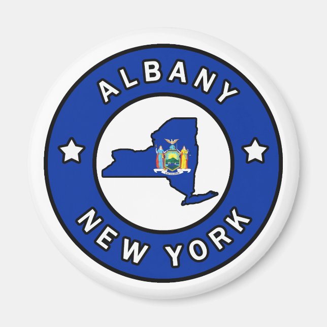 Aimant Albany New York (Devant)