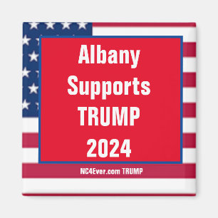 Aimant Albany prend en charge l'aimant TRUMP 2024