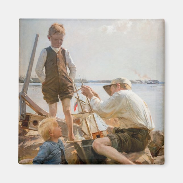 Aimant Albert Edelfeel - Constructeurs de navires (Devant)