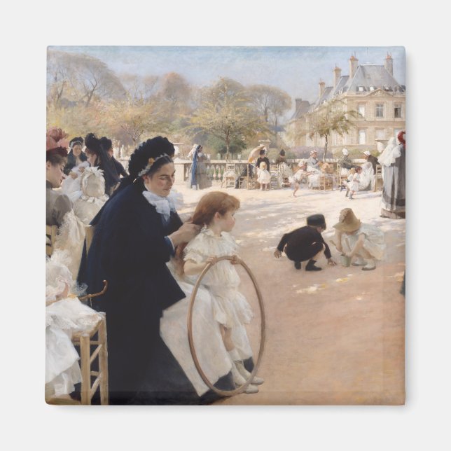Aimant Albert Edelfeel - Jardins du Luxembourg, Paris (Devant)