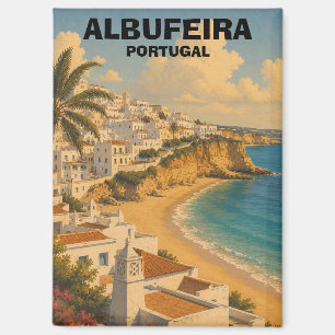Aimant Albufeira Portugal Algarve Voyage Vintage