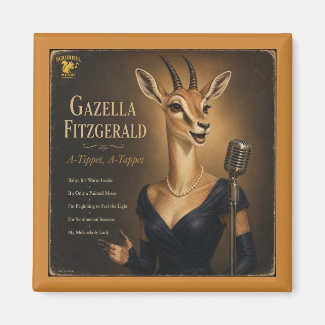 Aimant Album Gazella Fitzgerald : une parodie (Devant)