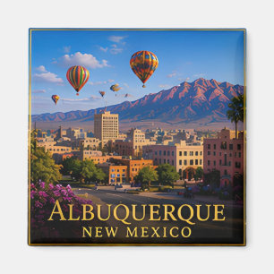 Aimant Albuquerque Nouveau-Mexique Rio Grande & Haut-Dése
