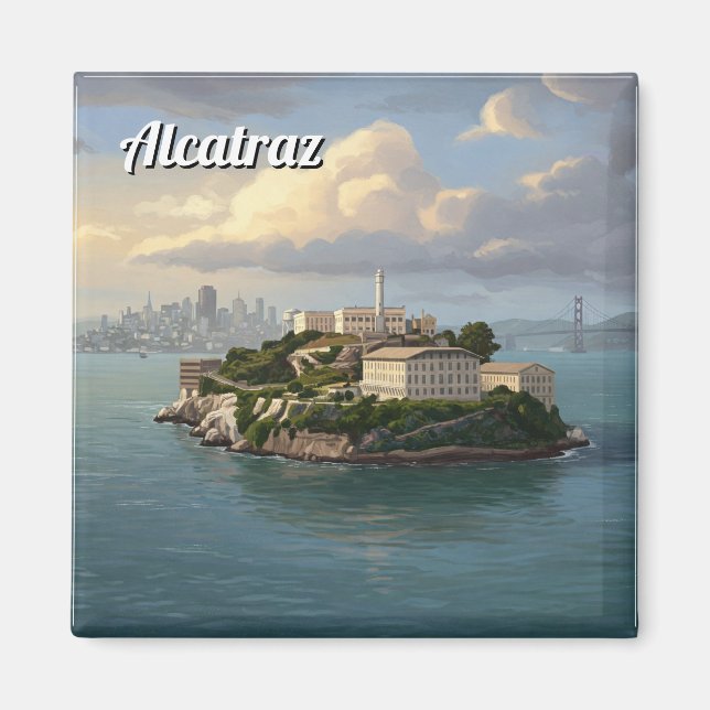 Aimant Alcatraz San Francisco Travel (Devant)