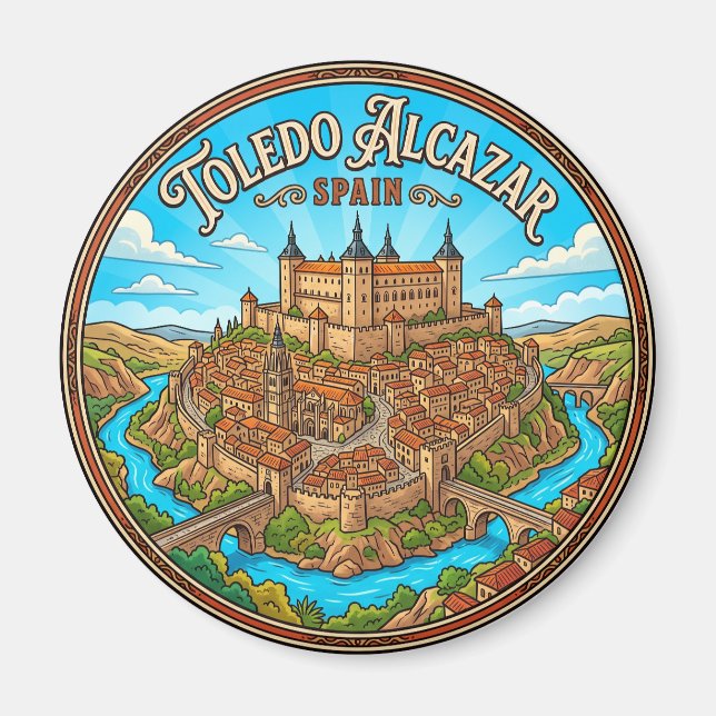 Aimant Alcázar de Tolède Espagne (Devant)