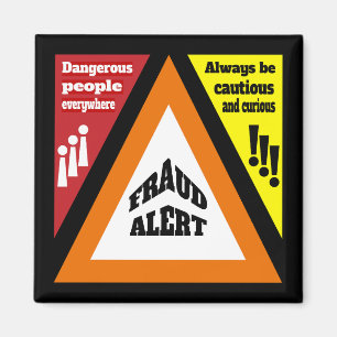 Aimant Alerte de fraude