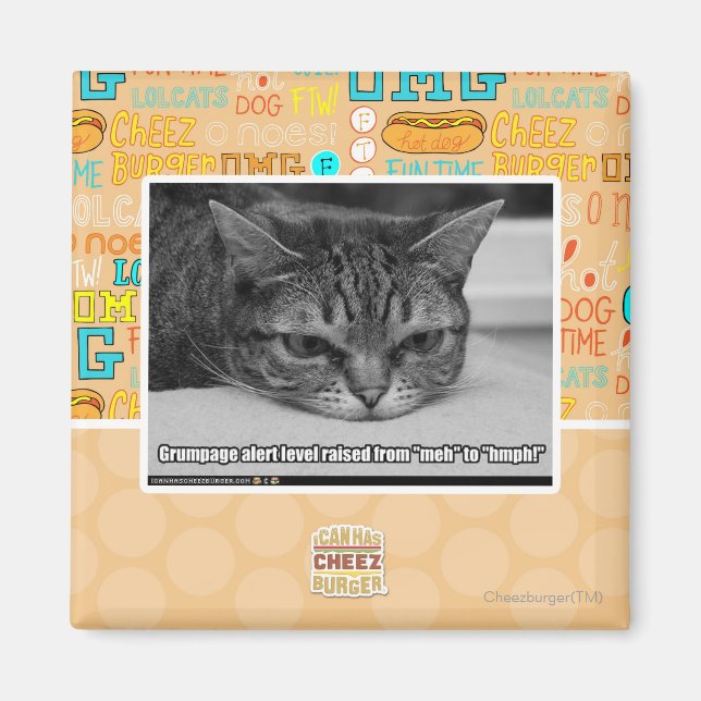 Aimant Alerte de grumpage (Devant)