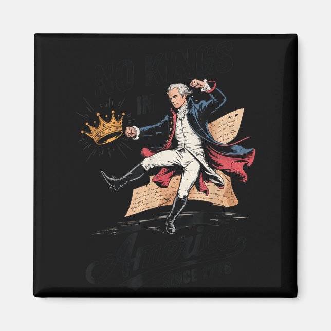 Aimant Alexander Hamilton les rois d'Amérique Funny 4 jui (Devant)
