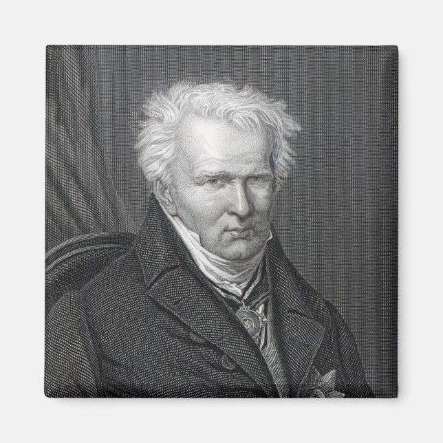 Aimant Alexander von Humboldt, gravé par C. Cook (Devant)