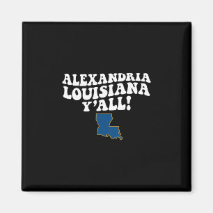 Aimant Alexandria Louisiane Y'all La Accent du Sud Vacanc