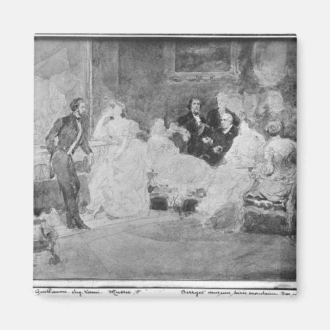 Aimant Alfred de Musset Eugene Delacroix (Devant)