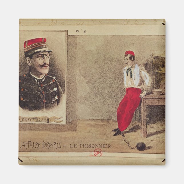 Aimant Alfred Dreyfus prisonnier, 1894-1906 (Devant)