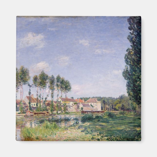 Aimant Alfred Sisley | Banques du Loing at Moret (Devant)