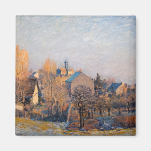 Aimant Alfred Sisley - Frosty Morning à Louveciennes