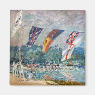 Aimant Alfred Sisley - Régates à Molesey