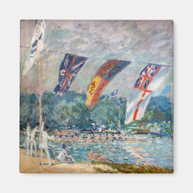 Aimant Alfred Sisley - Régates à Molesey (Devant)