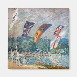 Aimant Alfred Sisley - Regatta à Molesey
