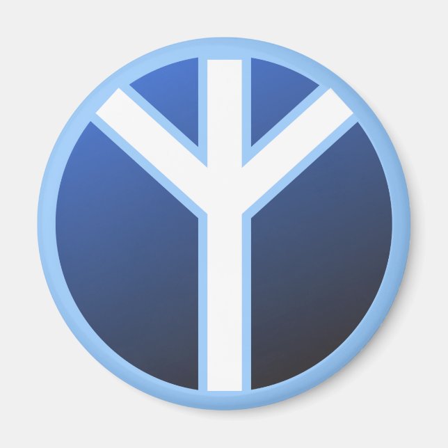 Aimant Algiz Rune (Devant)