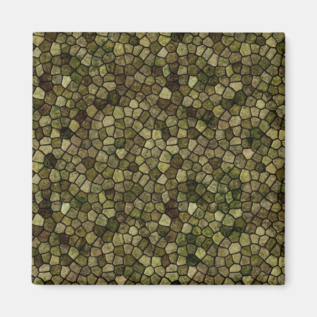 Aimant Algues et Genévrier Pavage Patchwork Terrazo (Devant)
