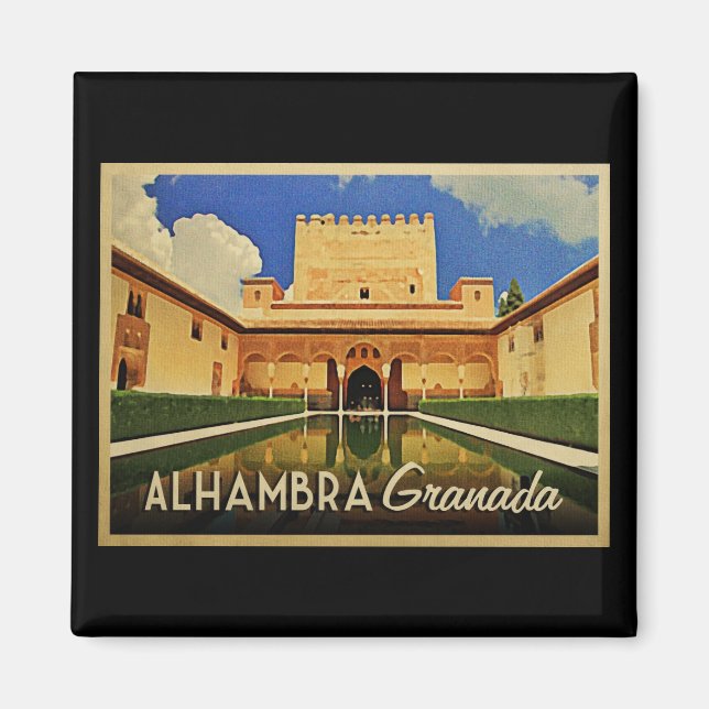 Aimant Alhambra Grenade Espagne (Devant)