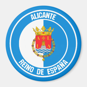 Aimant Alicante Round Emblem