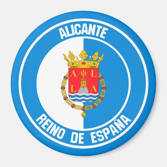 Aimant Alicante Round Emblem (Devant)