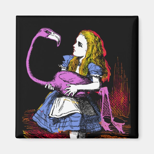 Aimant Alice au pays des merveilles (Devant)