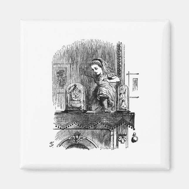 Aimant Alice au pays des merveilles à travers le miroir (Devant)