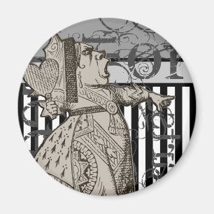 Aimant Alice au pays des merveilles Reine des coeurs Grun