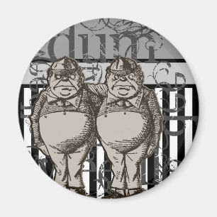Aimant Alice au pays des merveilles Tweedledum et la