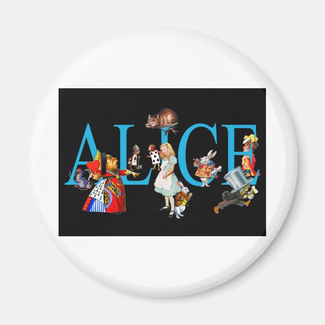 AIMANT ALICE ET AMIS AU WONDERLAND (Devant)