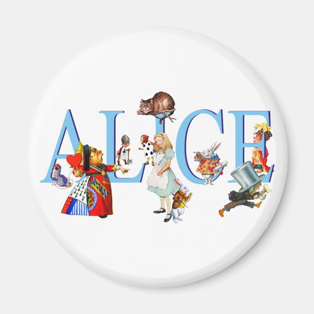 AIMANT ALICE IN WONDERLAND & AMIS (Devant)