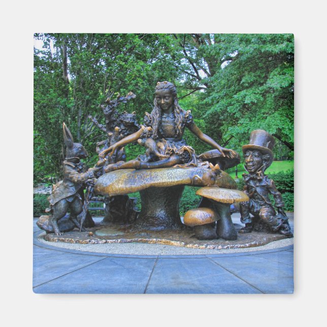 Aimant Alice in Wonderland - Central Park NYC #2 (Devant)