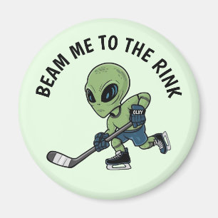Aimant Alien de hockey