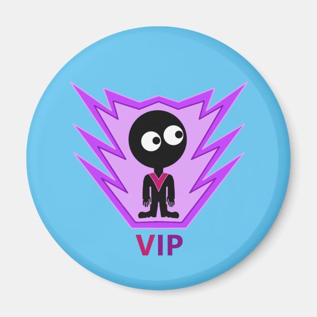 Aimant ALIEN de visiteur VIP (Devant)