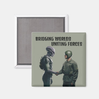 Aimant Alien et soldat