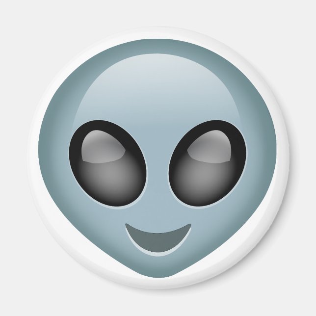 Aimant Alien extraterrestre Emoji (Devant)