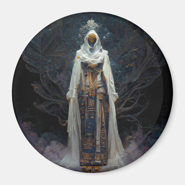 Aimant Alien Fae Imaginaire Sci-Fi (Devant)