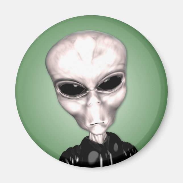 Aimant Alien Gris (Devant)