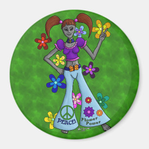 Aimant Alien Hippy