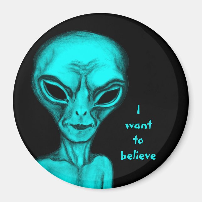 Aimant Alien, je veux croire (Devant)