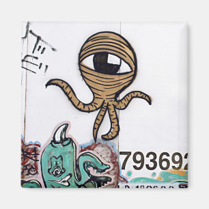 Aimant Aliens Graffitti